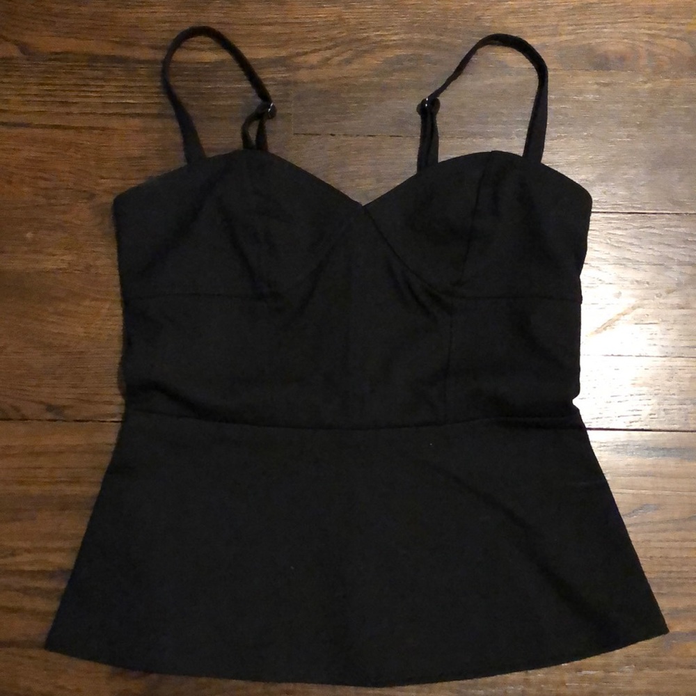 PAIGE Black Label Bustier with Peplum